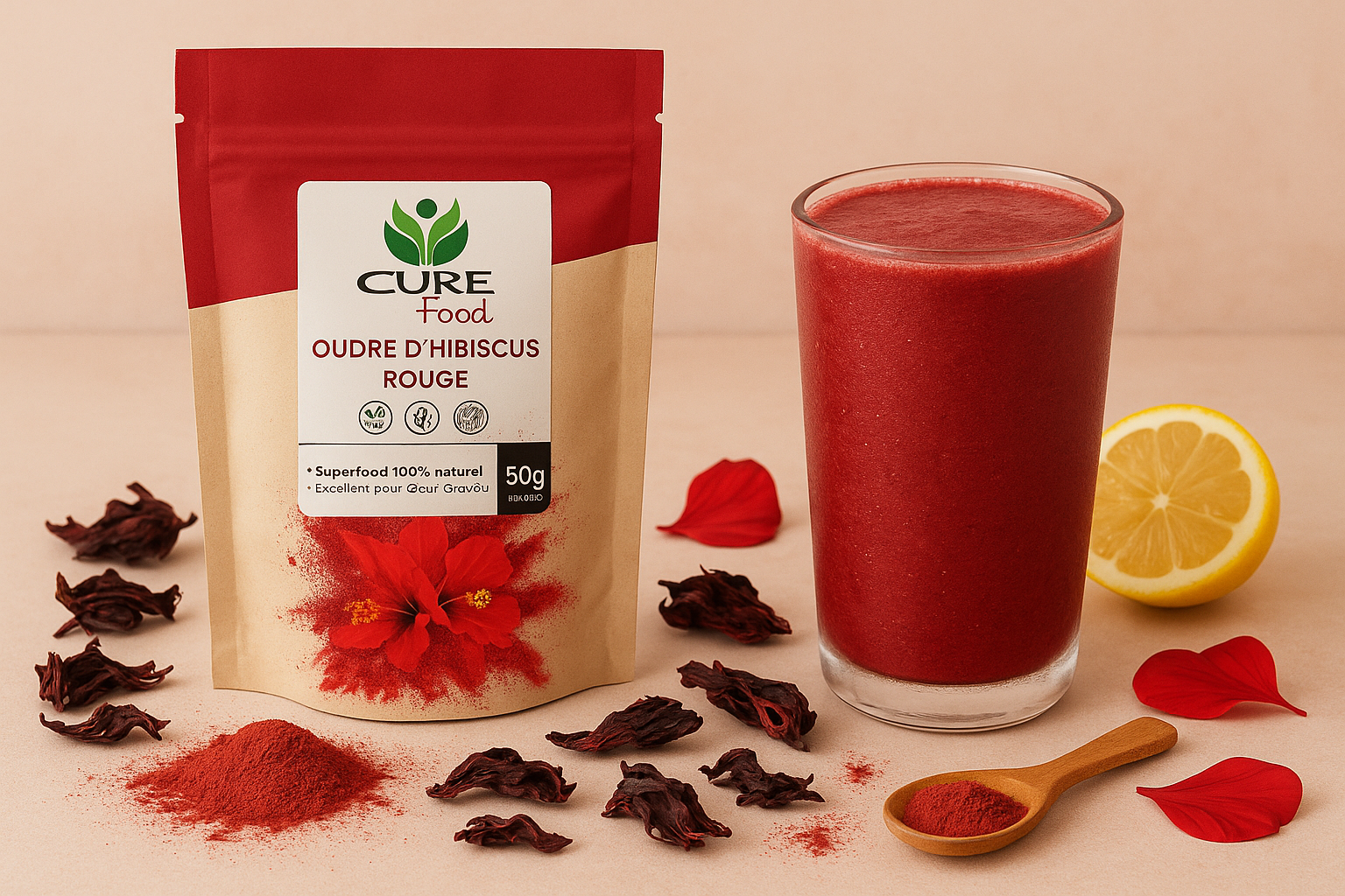 Red Hibiscus Powder